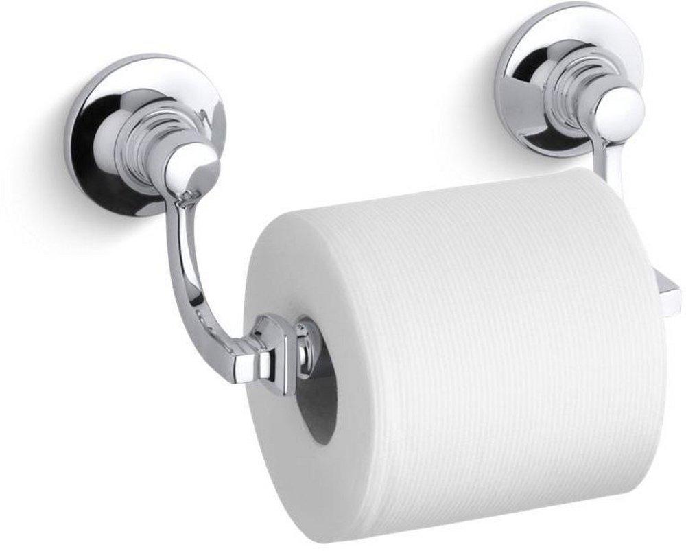 KOHLER Polished Chrome Wall Mount Toilet Tissue Holder 