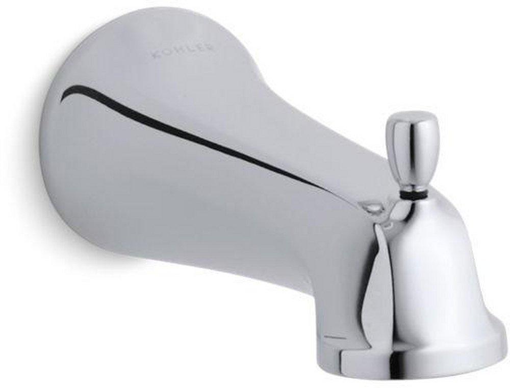 KOHLER Polished Chrome Metal NPT Wall Mount Diverter Bath Spout 