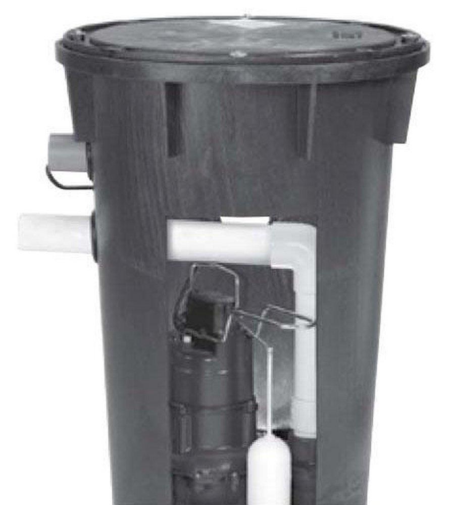 Zoeller Pump Co 1/2 HP Sewage PUMP & BASIN System 