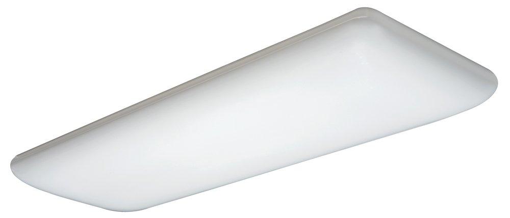 Lithonia Lighting White 128W 4-Light Fluorescent T8 Linear Ceiling Fixture in White 