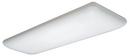 51-1/2 in 128W 4-Light Fluorescent T8 Linear Ceiling Fixture in White