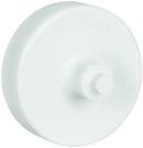 3 in. ABS Test Cap in White