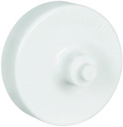 4 in. ABS Test Cap in White