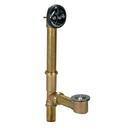 Brass Trip Lever Drain in Polished Chrome