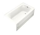 KOHLER White 60 x 32 in. Soaker Alcove Bathtub Right Drain 