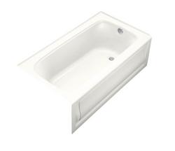 60 in. x 32 in. Soaker Alcove Bathtub with Right Drain in White