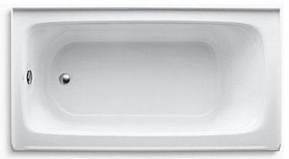 KOHLER White 60 x 32 in. Soaker Alcove Bathtub Left Drain 