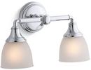 2 Light 100W Up or Down Facing Wall Sconce Polished Chrome