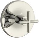 KOHLER Vibrant&reg; Polished Nickel Valve Trim with Single Cross Handle 