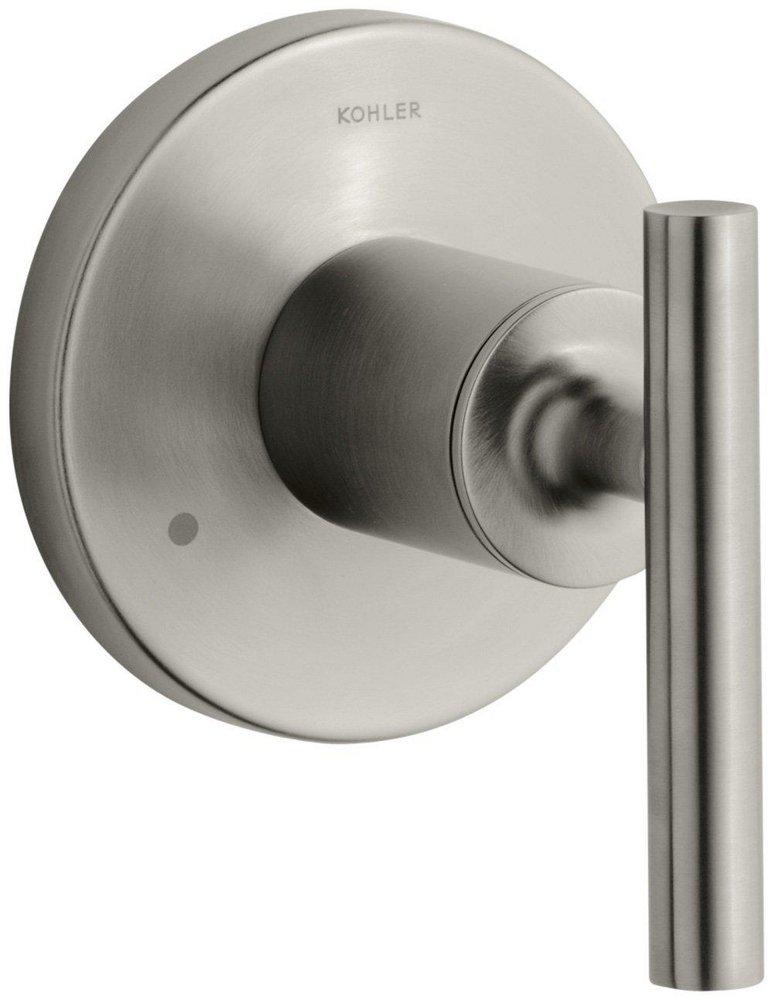KOHLER Vibrant&reg; Brushed Nickel Single Handle Lever Brass Transfer Valve Trim 