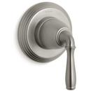 KOHLER Vibrant Brushed Nickel Single Handle Lever Brass Transfer Valve Trim 
