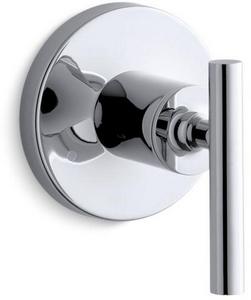 Single Handle Diverter Valve Trim in Polished Chrome