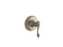 Valve Trim with Single Lever Handle in Vibrant Brushed Bronze