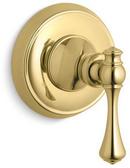 Transfer Valve Trim Only with Single Lever Handle in Vibrant Polished Brass