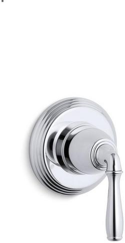Single Handle Diverter Valve Trim in Polished Chrome