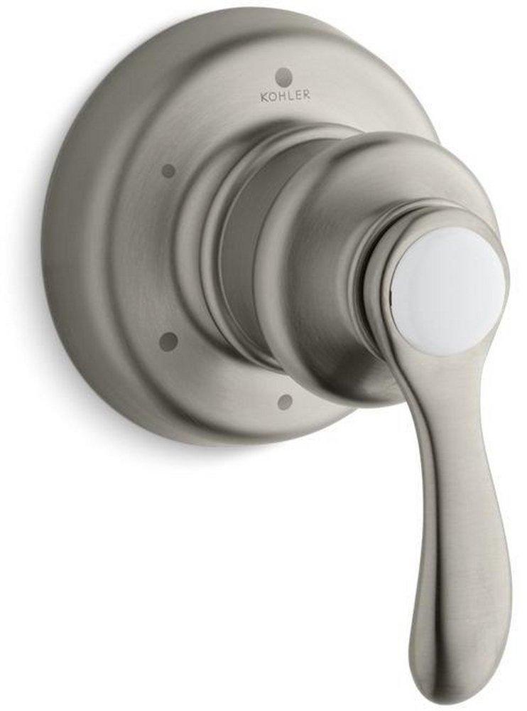 KOHLER Vibrant&reg; Brushed Nickel Single Handle Lever Brass Transfer Valve Trim 