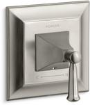 Stately Valve Trim with Single Lever Handle in Vibrant Brushed Nickel