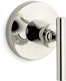 Single Handle Volume Control Valve Trim in Vibrant® Polished Nickel