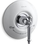 Valve Trim for Thermostatic Valve with Lever Handle Antique in Polished Chrome