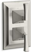 Two Handle Thermostatic Valve Trim in Vibrant® Brushed Nickel