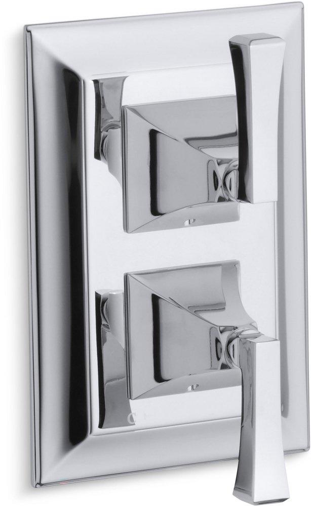 KOHLER Polished Chrome Brass Thermostatic Valve Trim 