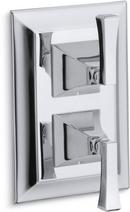 KOHLER Polished Chrome Brass Thermostatic Valve Trim 
