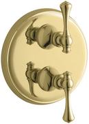 Single Lever Handle Traditional Stack Valve Trim in Vibrant Polished Brass