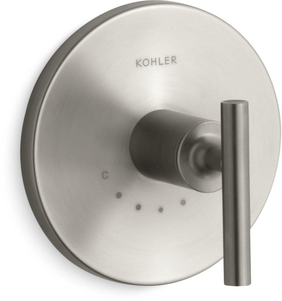 KOHLER Vibrant&reg; Brushed Nickel Thermostatic Valve Trim 