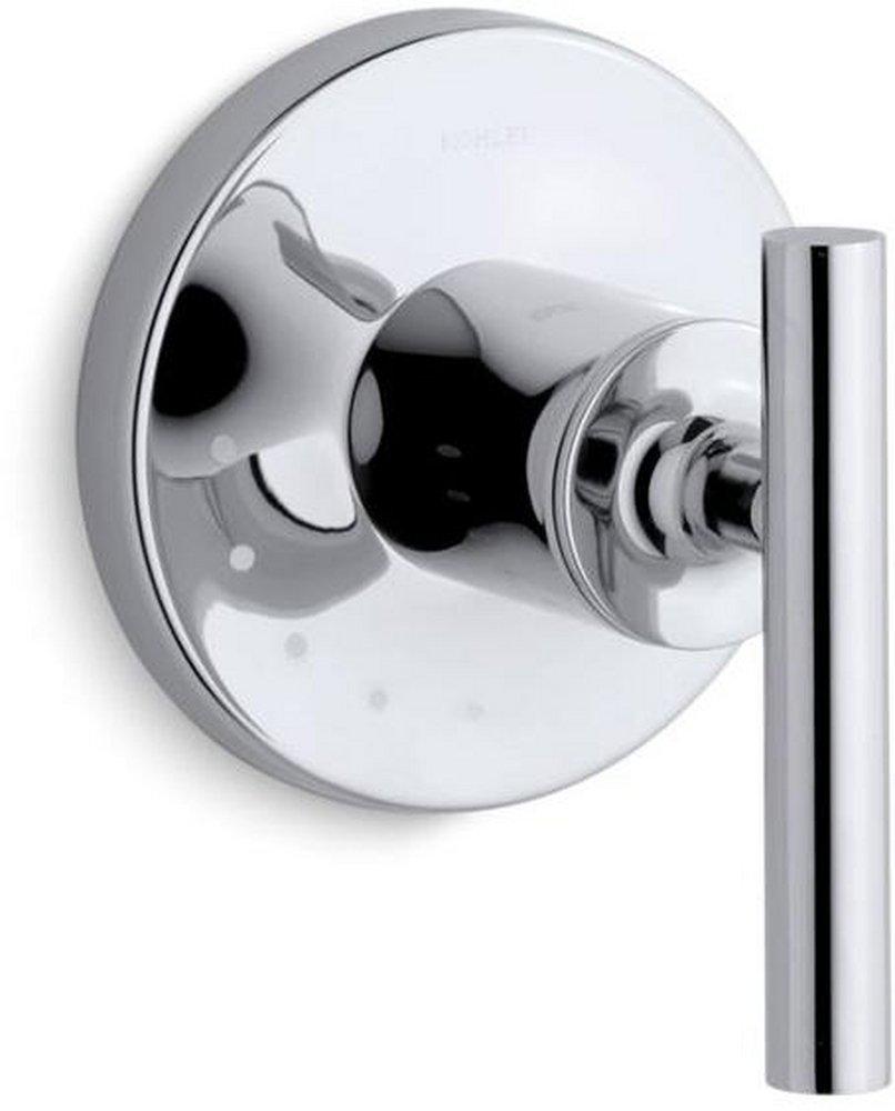 KOHLER Polished Chrome Single Lever Handle Valve Trim for Volume Control Valve 