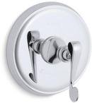 Thermostatic Valve Trim with Single Lever Handle in Polished Chrome