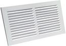 Continental Register White 14 x 6 in. Residential Return Grille in White Steel 