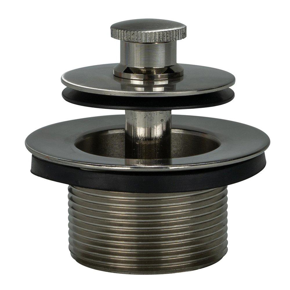 AB & A&trade; Satin Nickel Brass Push-Pull Drain 