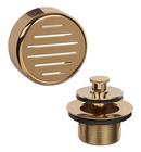 AB & A&trade; Polished Brass Brass Push-Pull Drain 