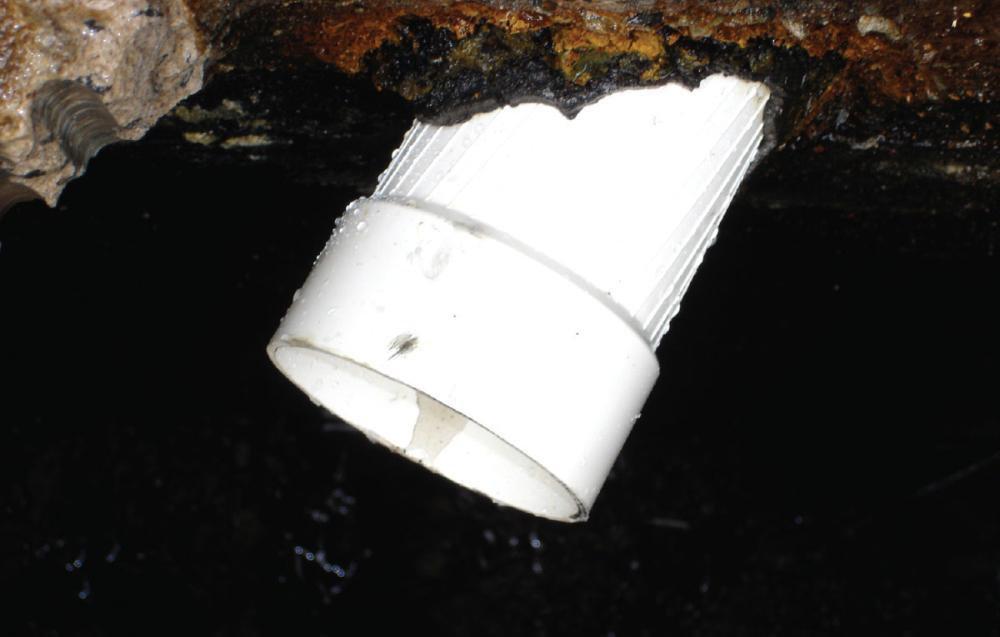 Polylok White 6-13/20 in. PVC Adapter in White 