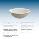PROFLO&reg; Biscuit Drop-in Basin 