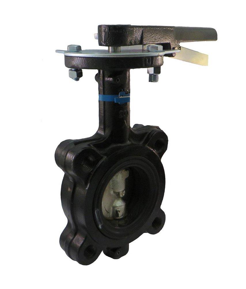 Milwaukee Valve Ductile Iron EPDM Lever Handle Butterfly Valve 