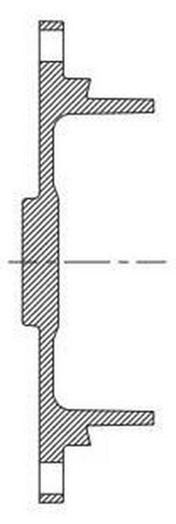 6 in. Mechanical Joint Ductile Iron C110 Full Body Solid Plug