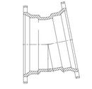 Tyler Union Mechanical Joint x Flared Ductile Iron C153 Short Body 11-1/4 Degree Bend (Less Accessories) 