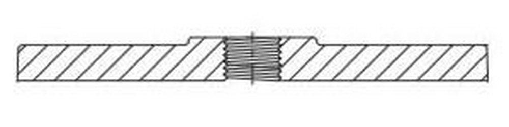 125# Blind Domestic Asphaltic and Fusion Bonded Epoxy C110 Ductile Iron AWWA Full Body Tap Flange with Double Cement Lined 