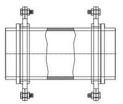 6 x 12 in. Mechanical Joint Ductile Iron C153 Short Body Adapter