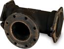 Tyler Union Mechanical Joint x Flanged x Flanged Domestic Asphaltic and Epoxy Ductile Iron Cement Lined Reducing Tee 