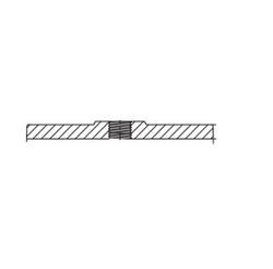 2-1/2 in. Threaded 125# Ductile Iron C110 Companion Flange for Steel Pipe