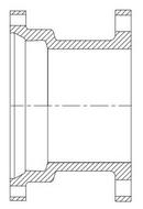 Tyler Union Mechanical Joint Domestic Asphaltic Adapter 