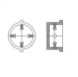 8 x 2 in. Push-In Ductile Iron C110 Full Body Tapped Plug