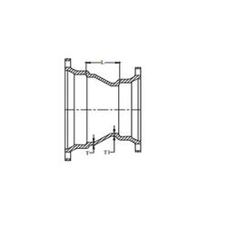 8 x 6 in. Mechanical Joint Domestic Ductile Iron C153 Reducer (Less Accessories)