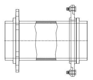 Tyler Union Swivel Nut x Solder Reducing Domestic Asphaltic and Fusion Bonded Epoxy C110 Ductile Iron AWWA Full Body Adapter with Double Cement Lined 