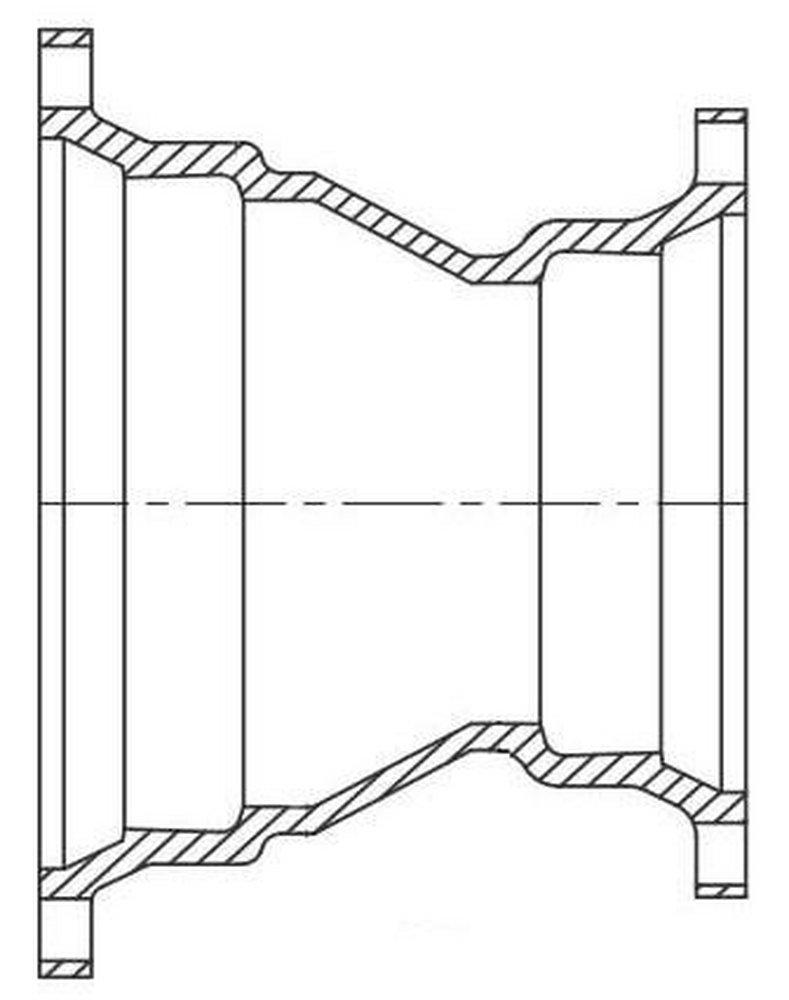 Mechanical Joint Domestic Ductile Iron C153 Reducer (Less Accessories) 
