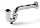 1-1/2 x 1-1/2 in. Cast Brass P-Trap with Cleanout and Shallow Flange