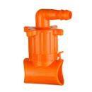 Dawn Industries Orange Polybutylene Saddle with Swing Elbow 