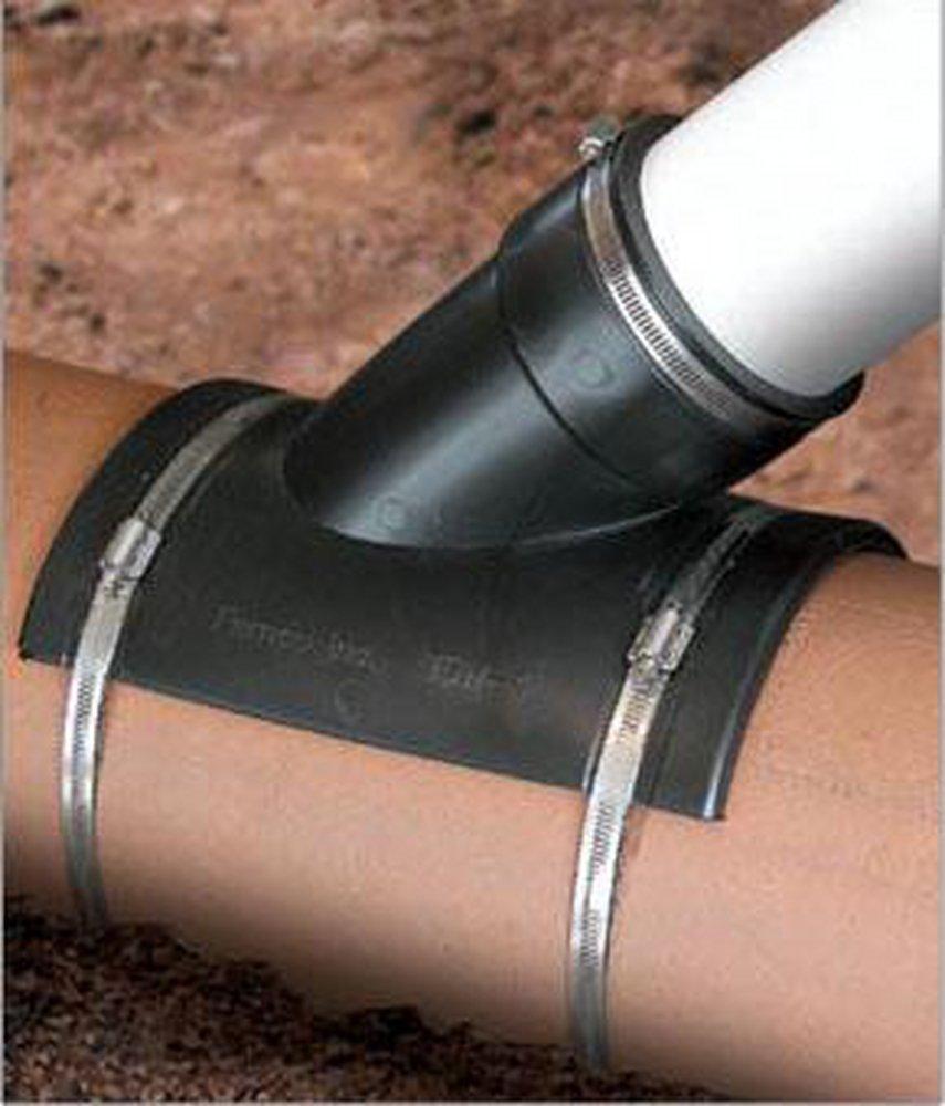 Fernco Slip 4.3# Plastic Flexible Wye Tap Saddle 